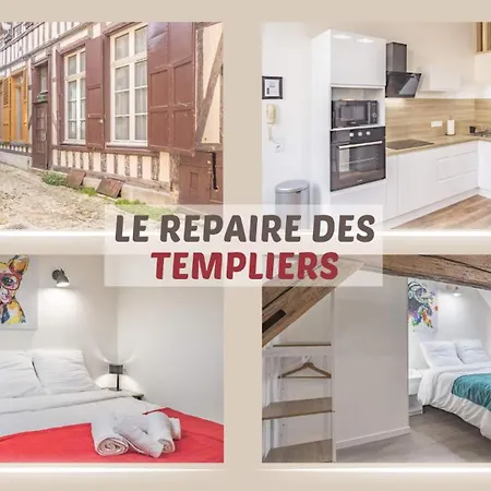 Le Repaire Des Templiers - 6 Pers. - Cour Calme Apartment *
